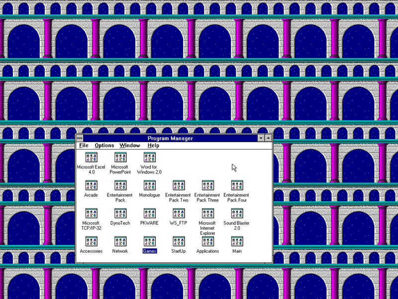 Illustration for article titled Amazingly cringe old wallpapers